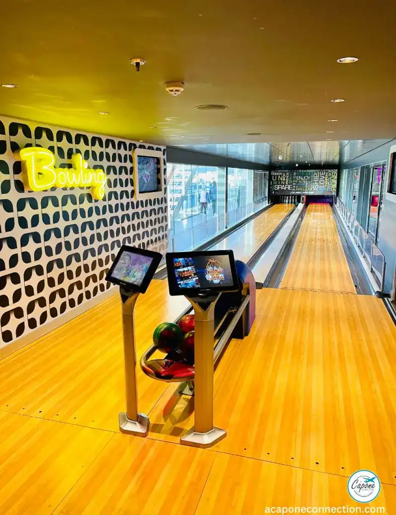 MSC Cruise Review Bowling Alley