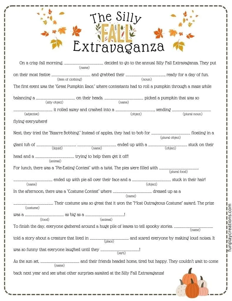 Free Fall Mad Libs Printable for Kids free-fall-mad-libs-printable-for-kids