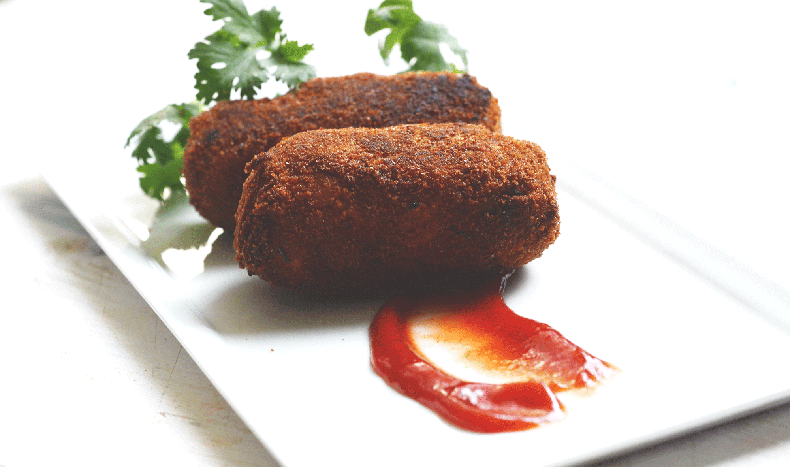 Calcutta street style fish rolls