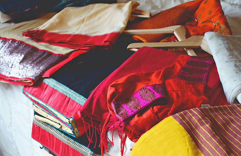 Durga pujo saree ideas