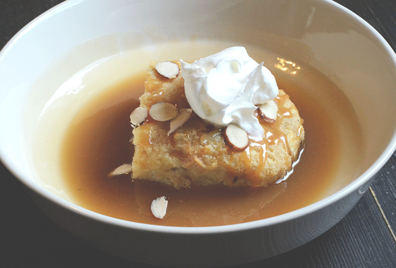 Bread pudding with bourbon sauce recipe