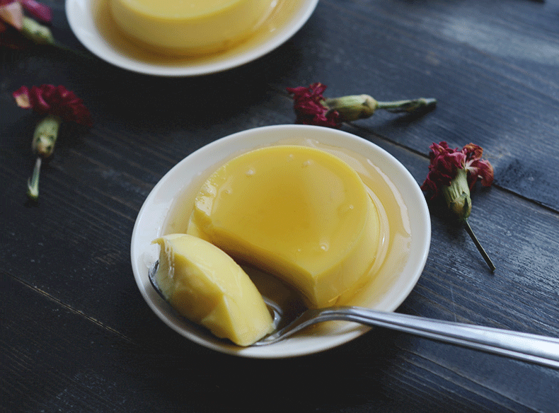 Caramel orange flan recipe