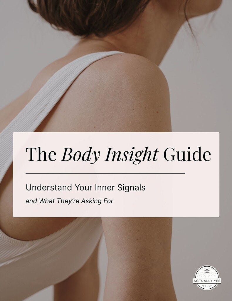 cover page of "the Body Insight Guide"