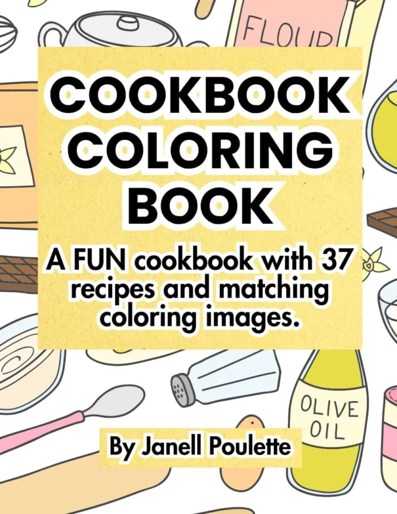 Cookbook Coloring Book Christmas gift