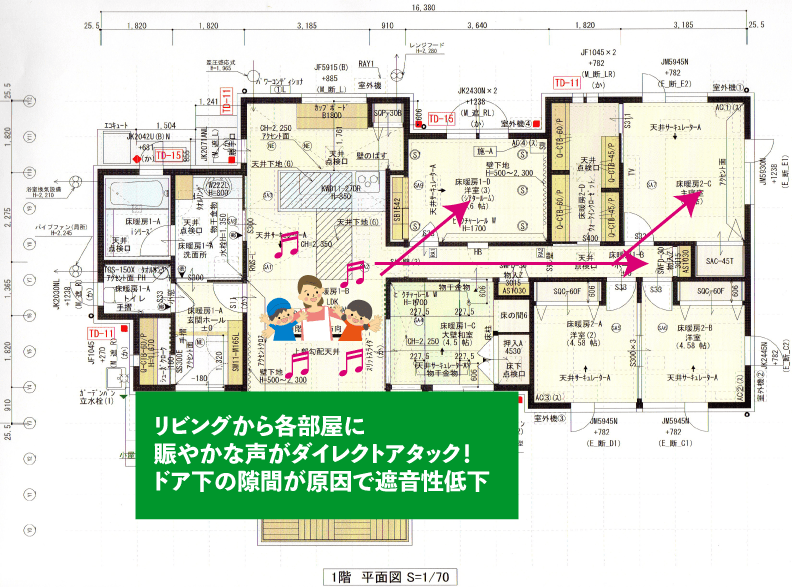 リビングの声