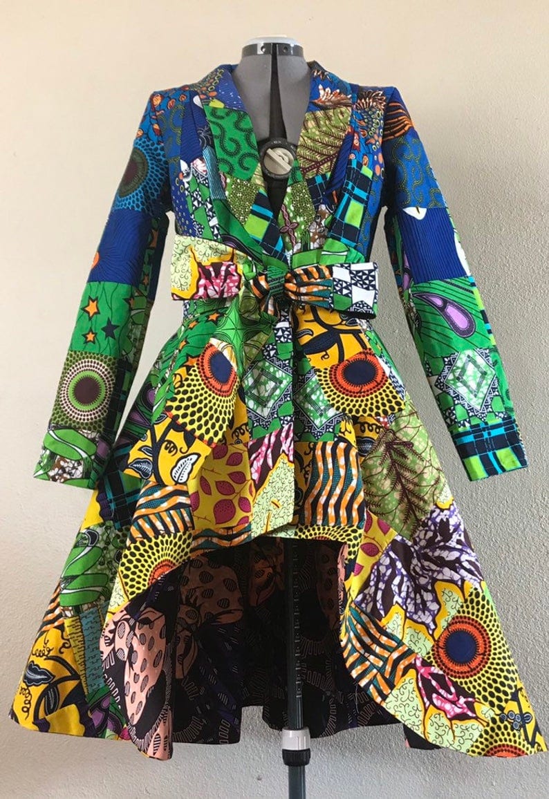 kitenge coat designs