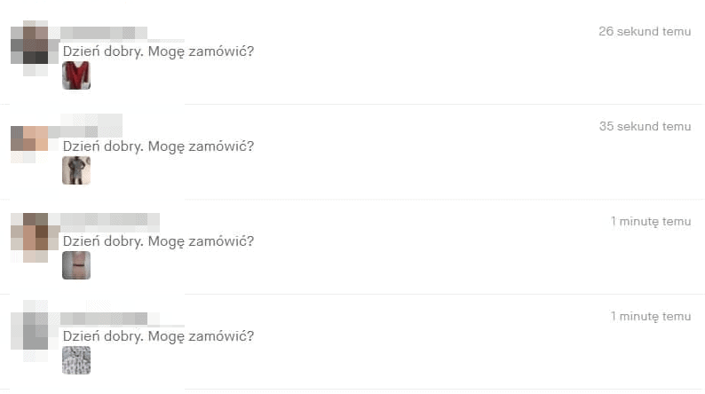 Kontakt ze sprzedawcą
