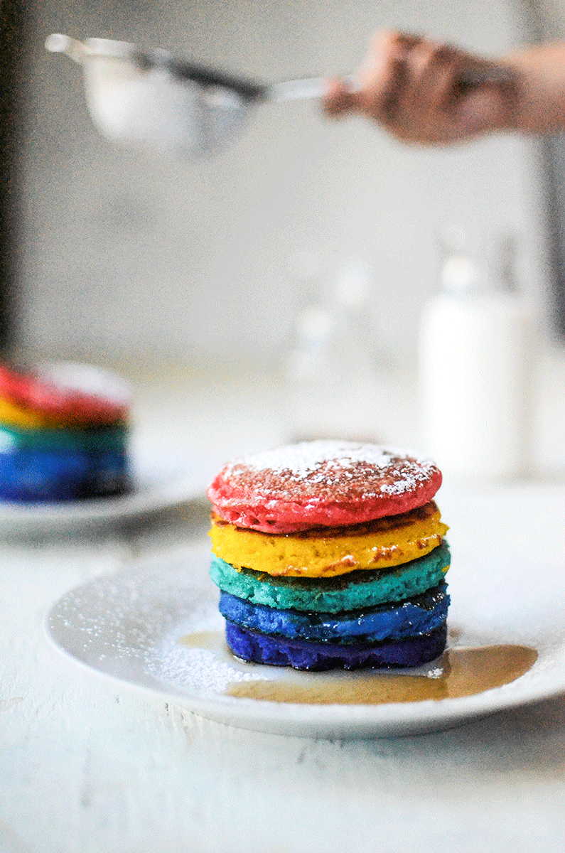 The best rainbow pancake recipe