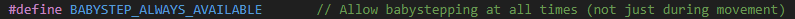 marlin babystep always available config