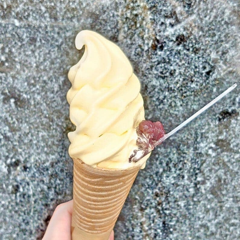 ソフトクリーム- タイムズスクエア-三八菓舗