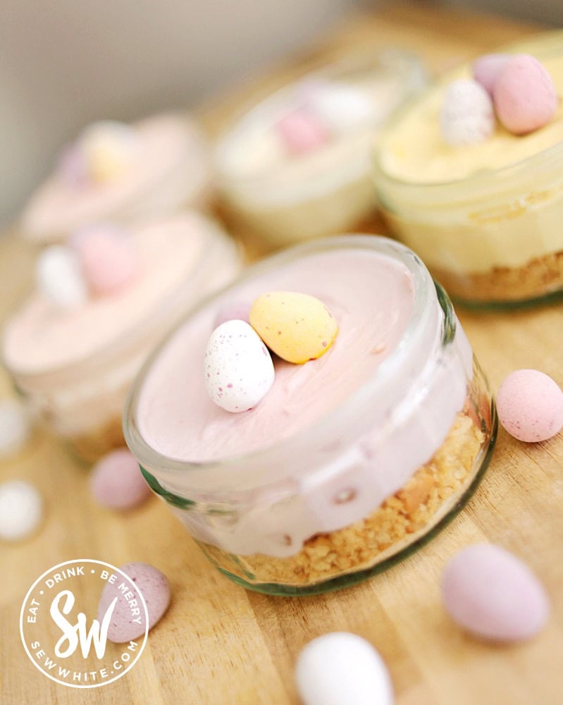 mini cheesecakes for easter