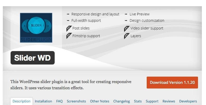 word press slider