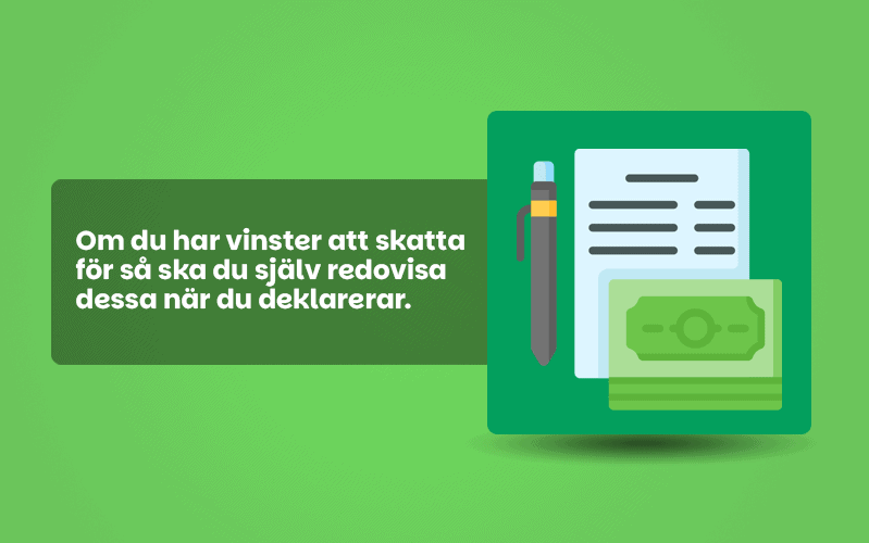 Deklarera skatt för spelvinster