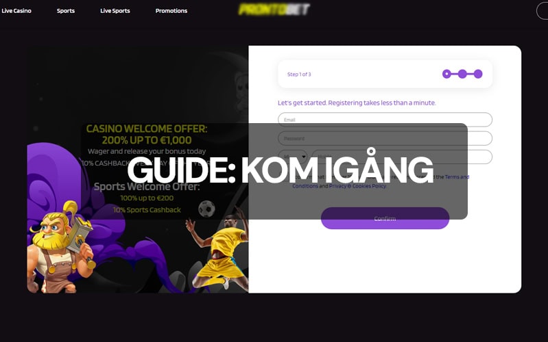 Guide: kom igång på utländska bettingsidor