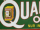 Quäker Weiße Oats Emailschild