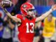 Which NFL draft prospects have risen the most since last summer? A QB, TE and first-round OT top the list