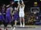 NBA Playoffs: Thompson scores 30, Warriors adjust to beat Lakers 127-100