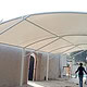 kanopi membrane, puncak, arsitektur modern