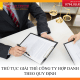 Thủ tục giải thể công ty hợp danh theo quy định pháp luật