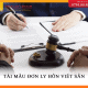 Tải mẫu đơn ly hôn viết sẵn.