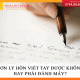 Đơn ly hôn viết tay được không hay phải đánh máy?
