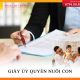 Giấy ủy quyền nuôi con
