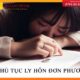 Thủ tục ly hôn đơn phương