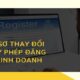 Hồ sơ thay đổi giấy phép đăng ký kinh doanh