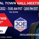 Clean This Crap Up Virtual Town Hall Meeting with Joe E. Collins