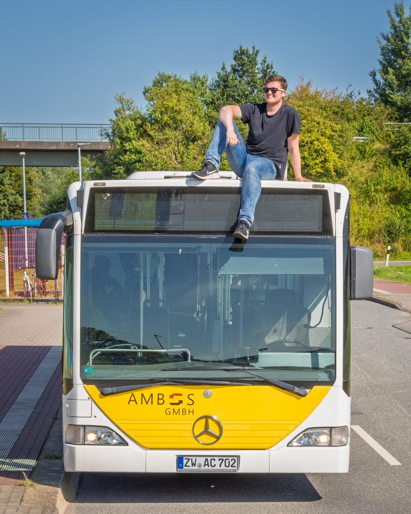 Marketingmitarbeiter der Ambos GmbH Mats Pusch