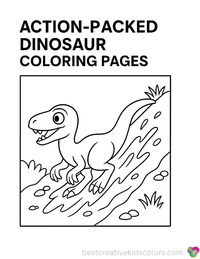A speedy raptor slides down a steep, muddy hill on its belly.