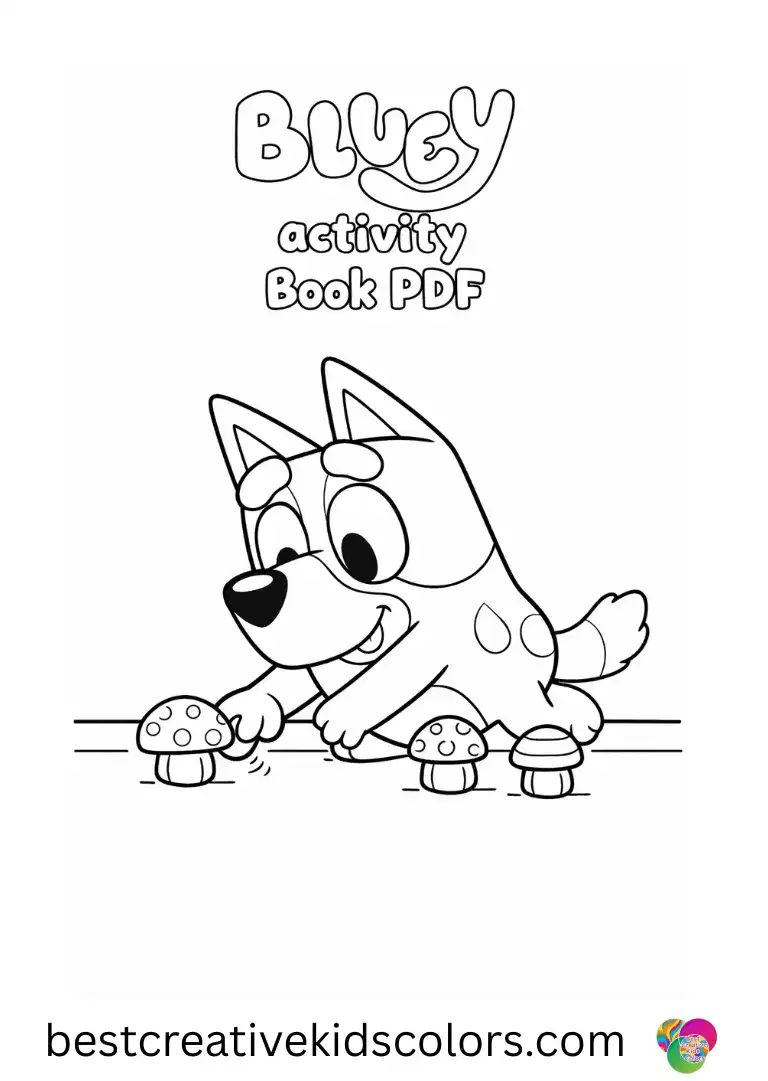 Bluey activity Book PDF
