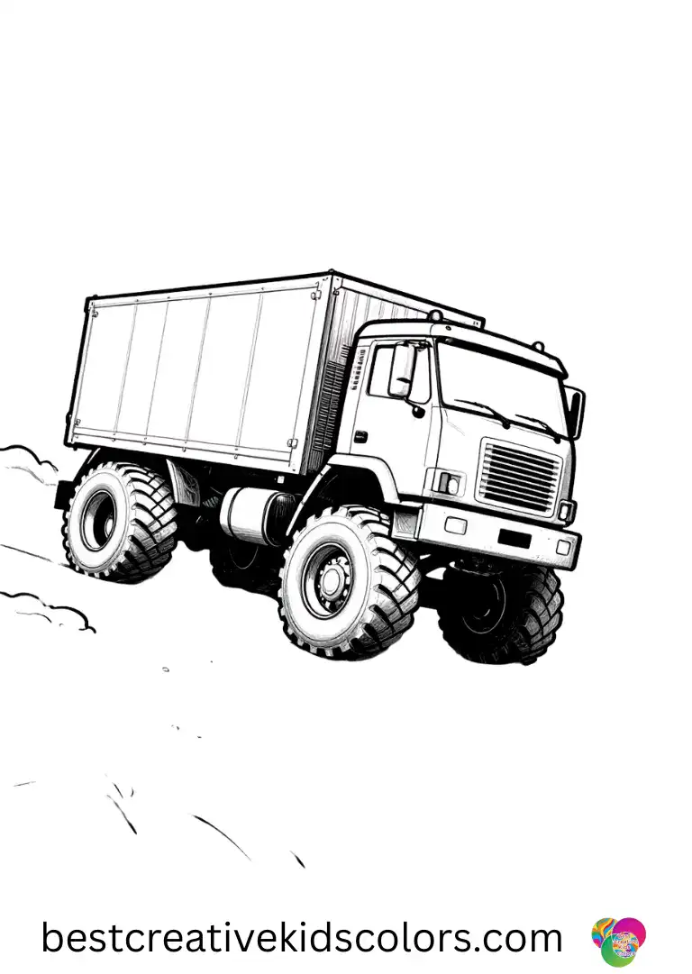 Dragon Monster Truck Printable Pages Rocky Adventure