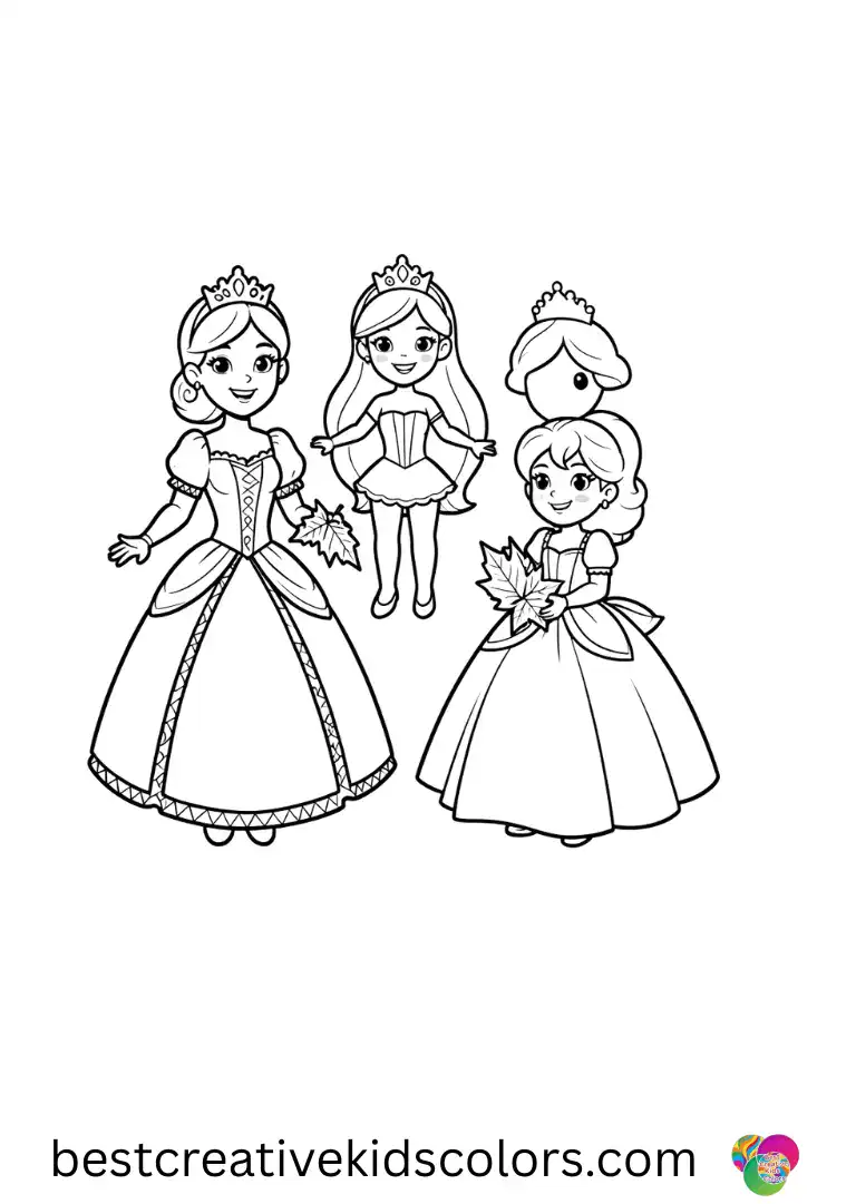 Fall coloring pages for kids