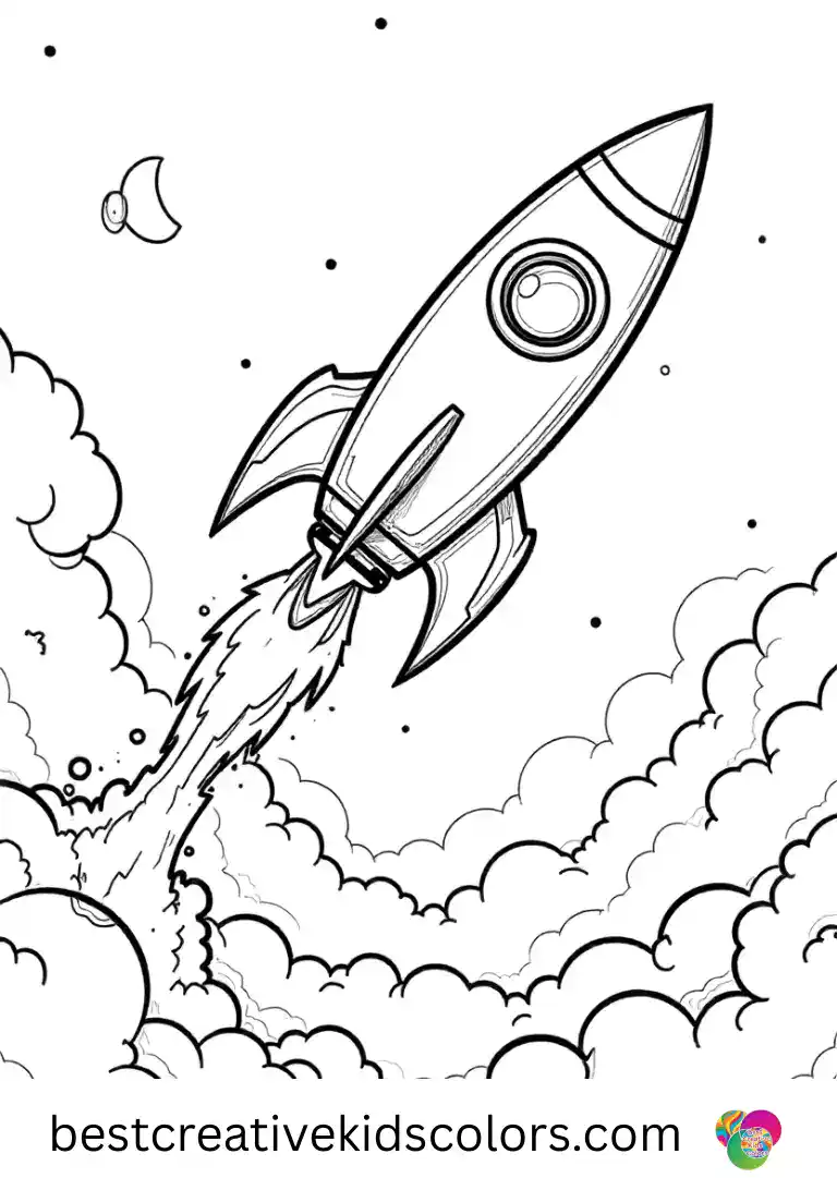 A rocket and falling meteor illustrate How did Venom get to Earth in the comics with clear outlines.