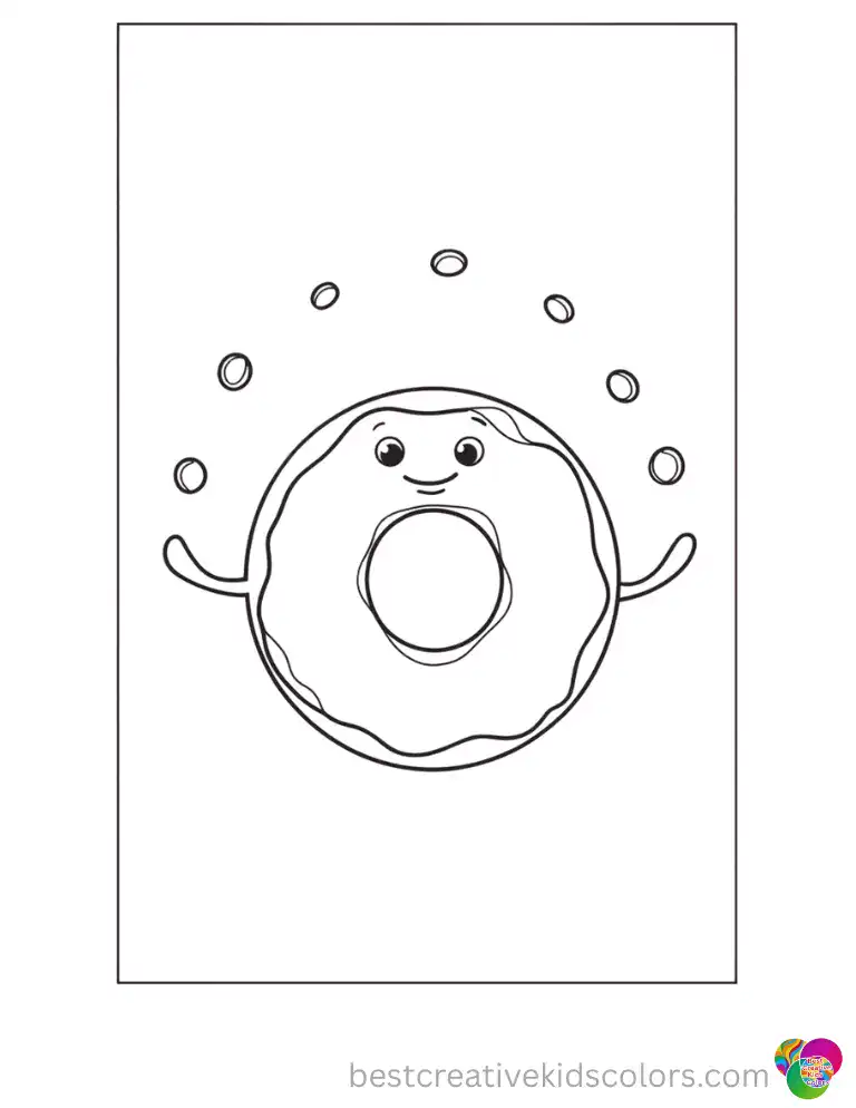 Use the Interactive Donut Color Page (Digital Canvas) to see a donut juggling small holes.