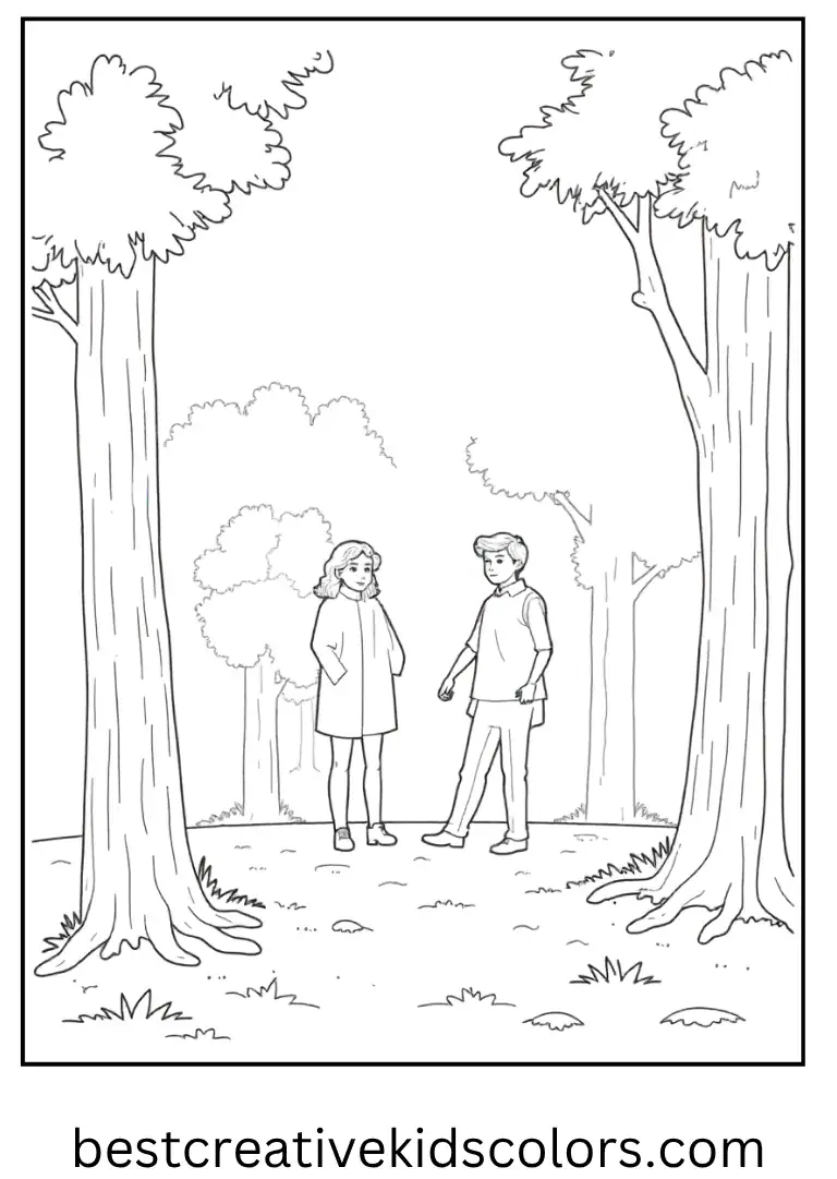 Mystery Inc. Halloween Adventure Coloring Page