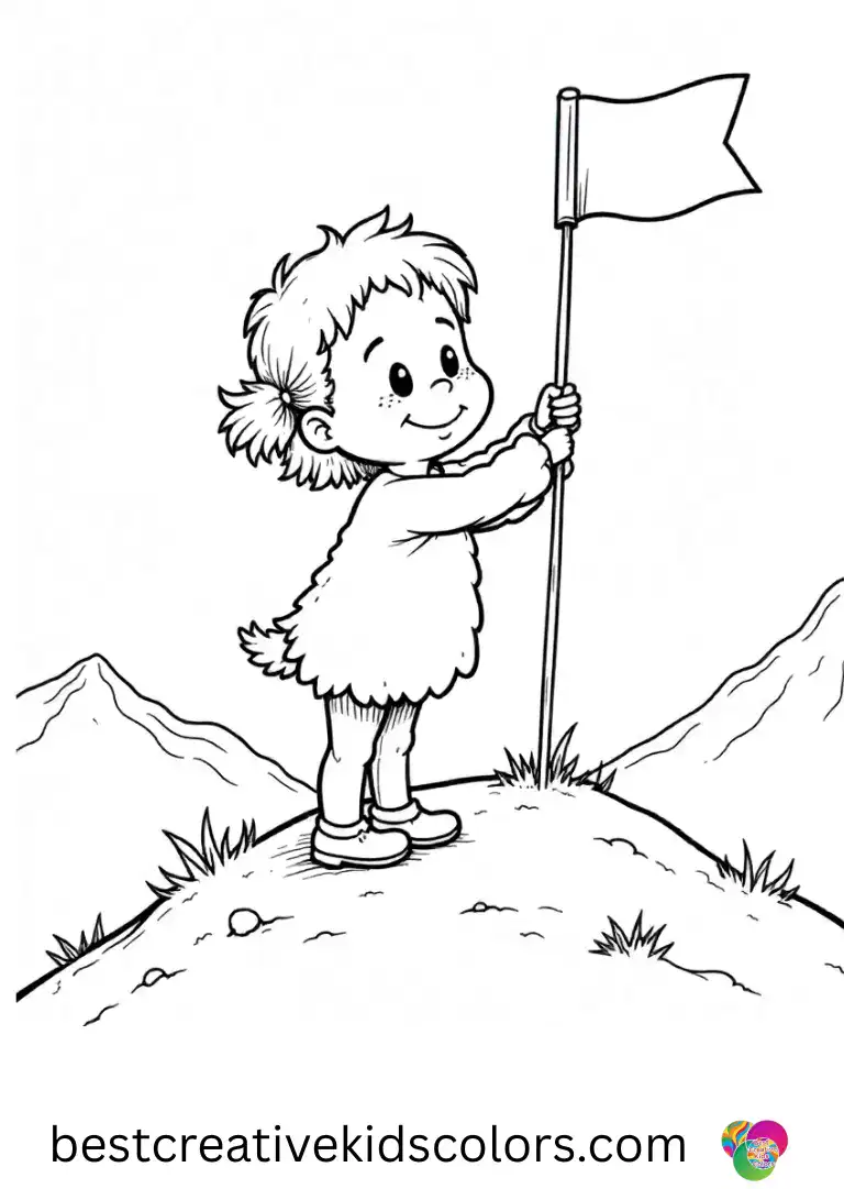 Skye adjusts a tiny flag on top of a soft hill in PAW Patrol Skye Helicopter.