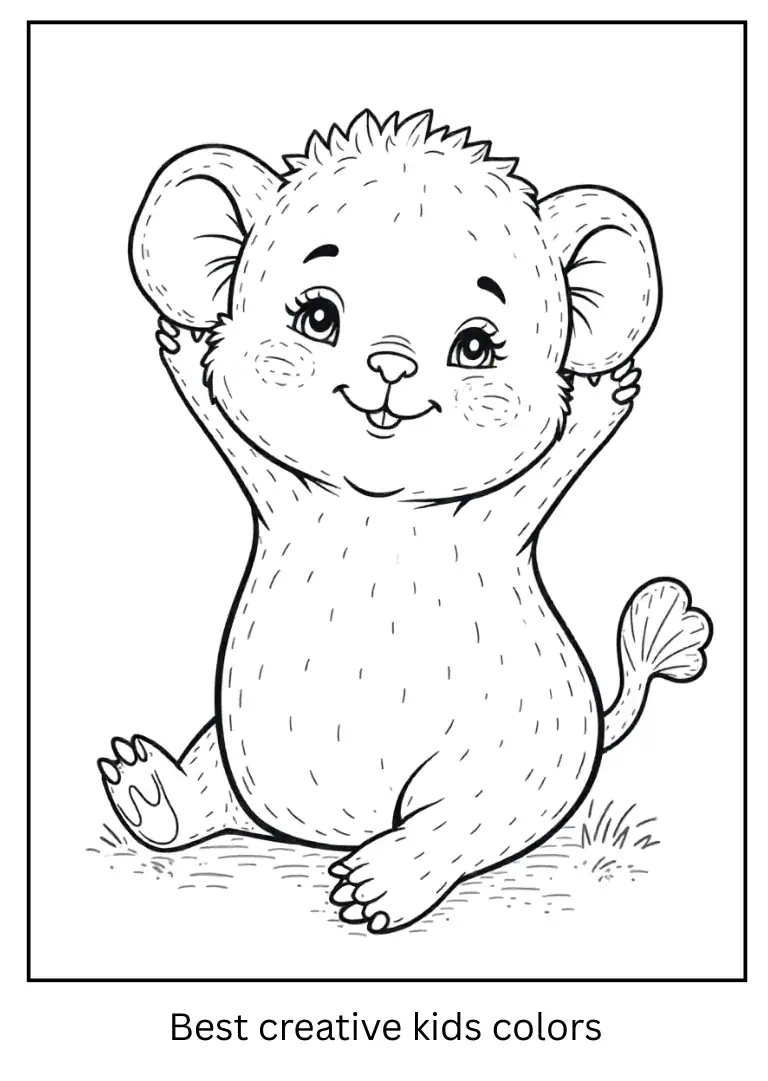 Relaxing Labubu Coloring Sheet