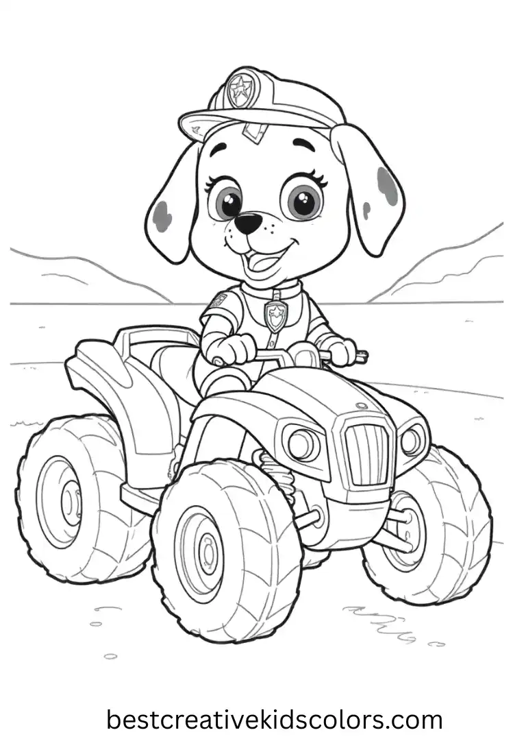 Ryder coordinates the pups on his ATV during an urgent rescue mission.
