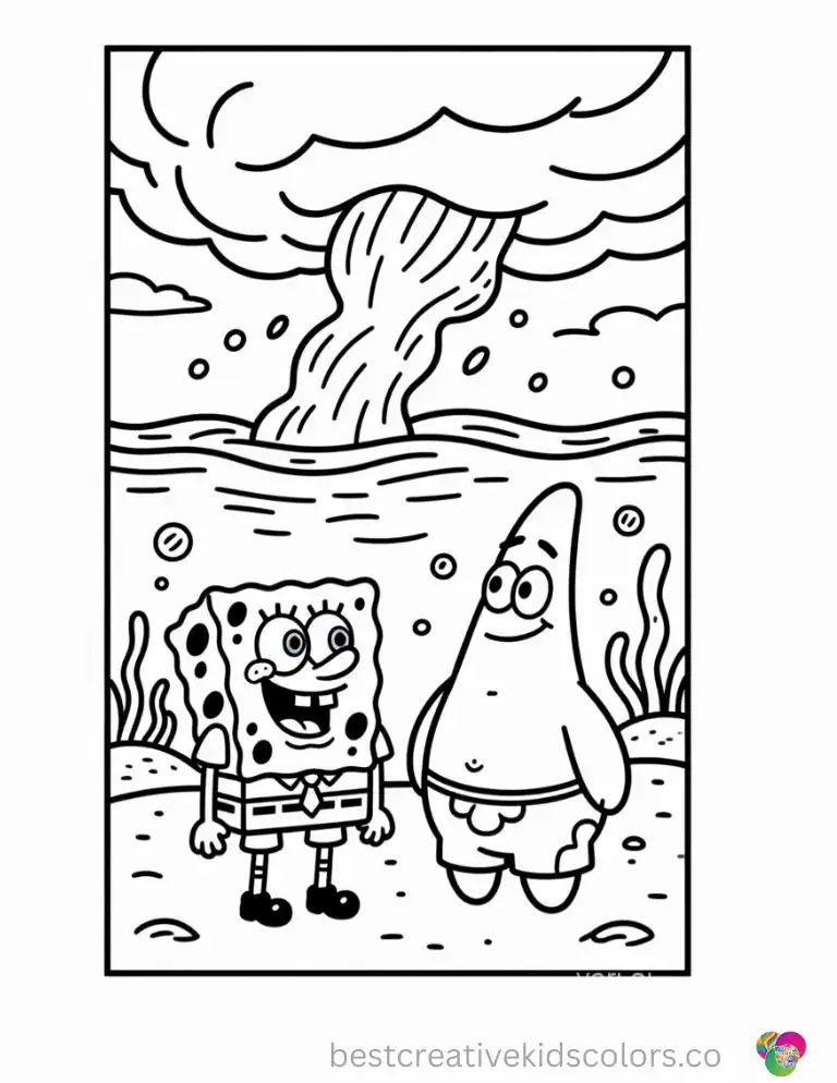 SpongeBob and Patrick Watch a Sea Storm
