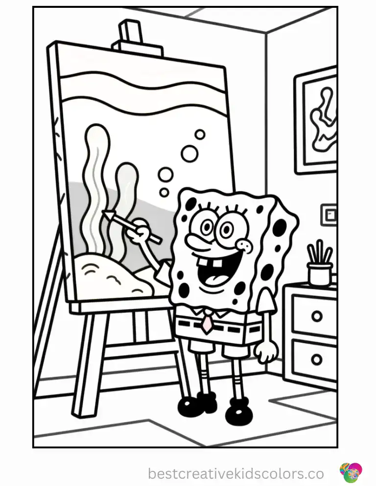 SpongeBob the Underwater Artist