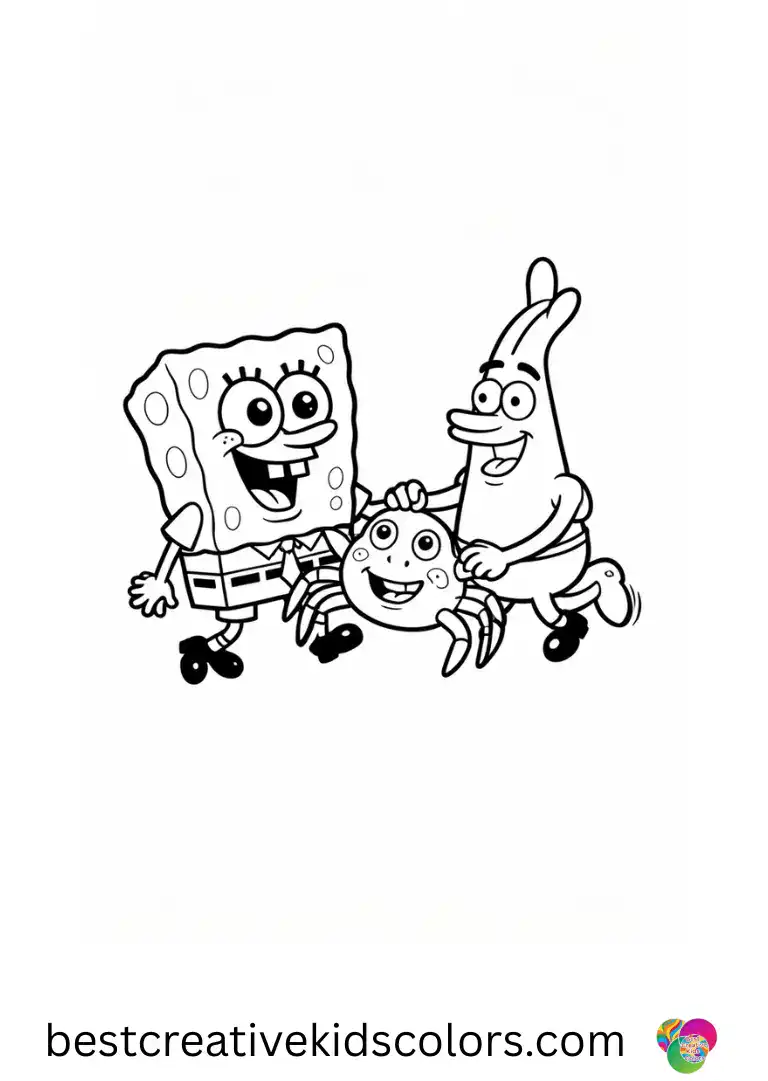 Spongebob patrick coloring pages pdf free