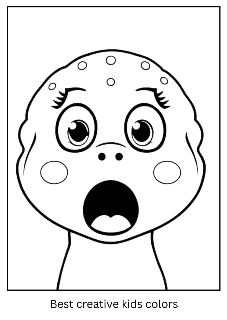 Surprised Labubu Face Printable