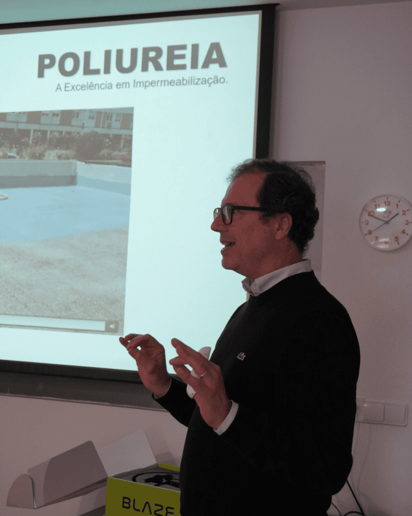 Formação sobre poliureia