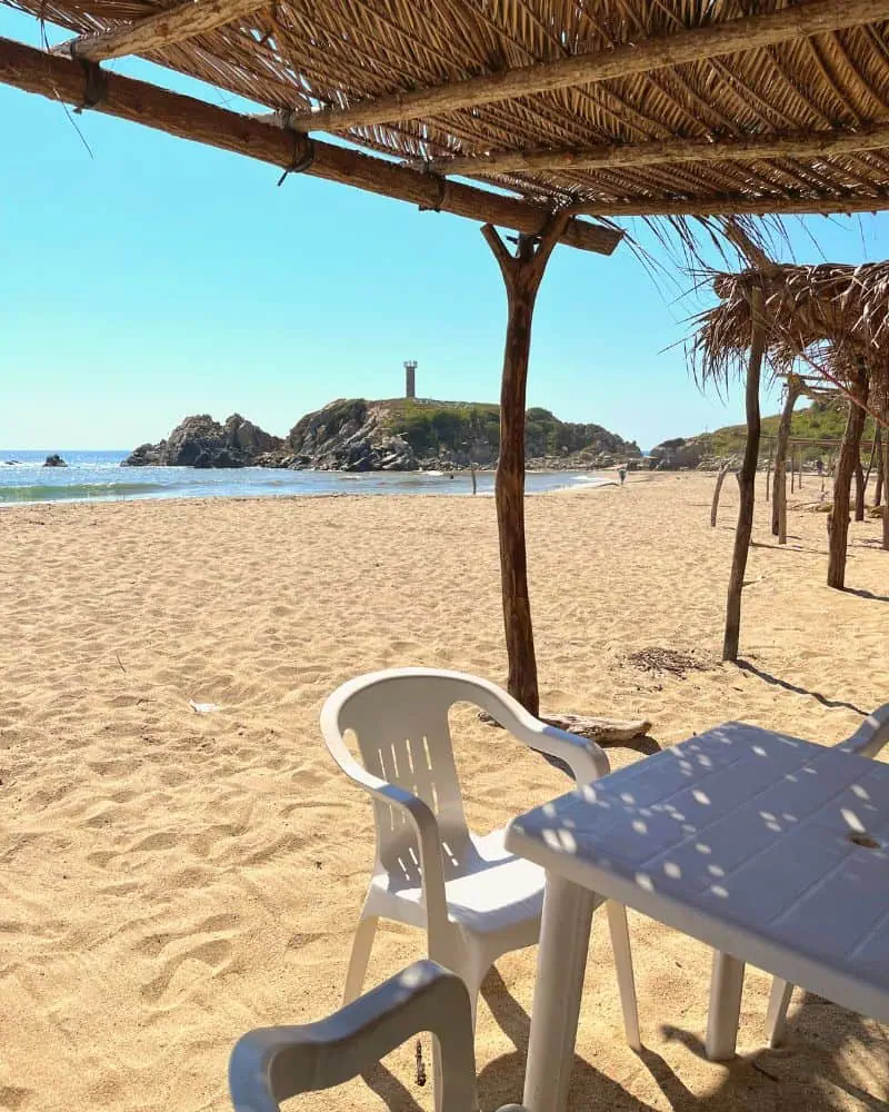 Playa Boca Vieja hidden beach in huatulco mexico