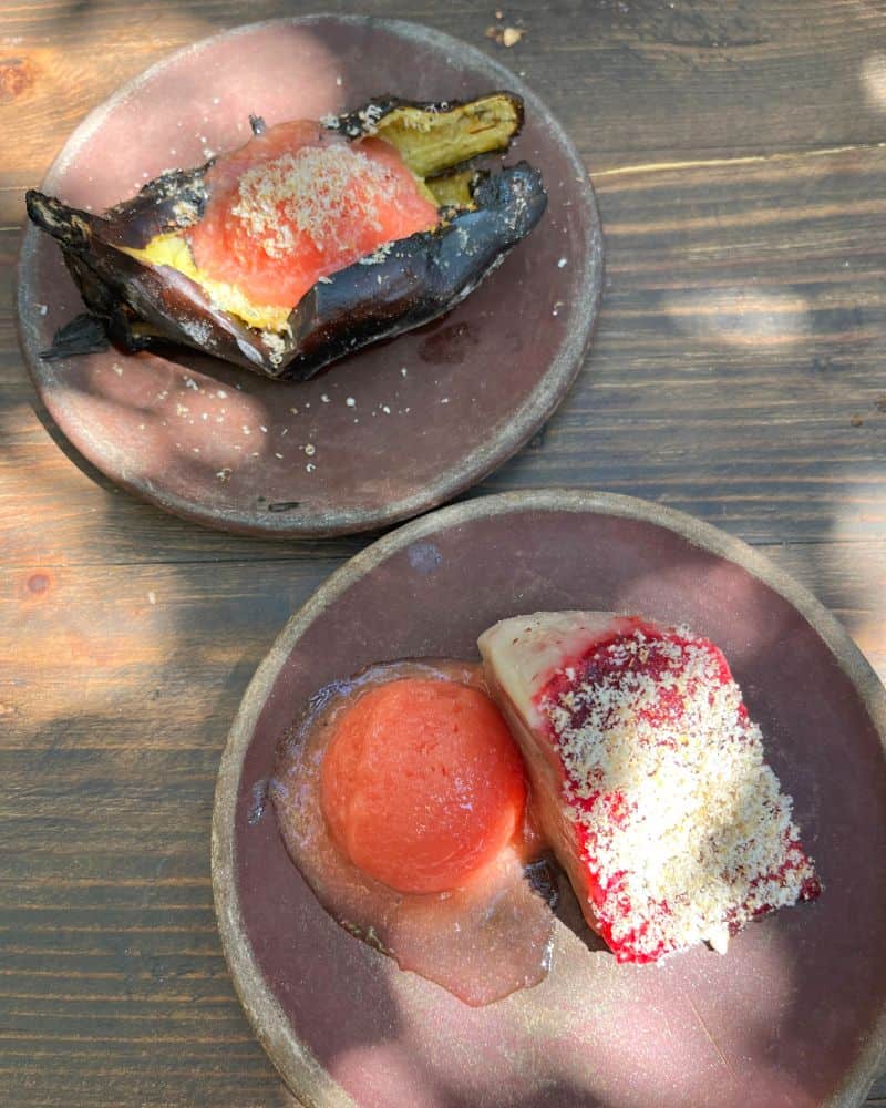desserts at Alfonsina Oaxaca Restaurant