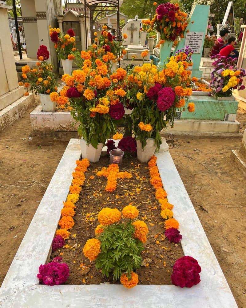 Oaxaca Day of the Dead cemetery