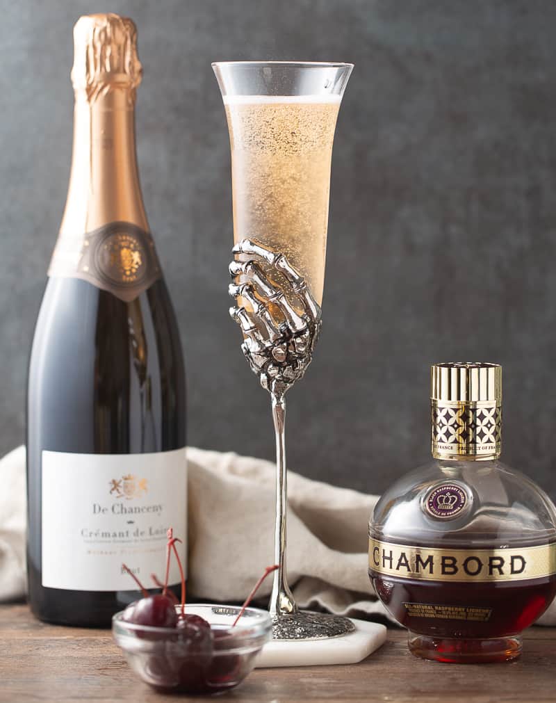 kir royale with chambord