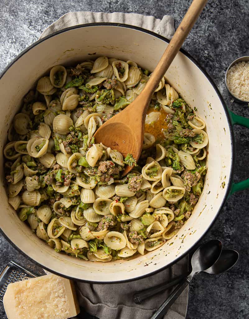 orechiette with broccoli sauce